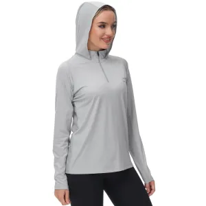 Women’s UPF 50  Long Sleeve Hoodie Half Zip Shirt