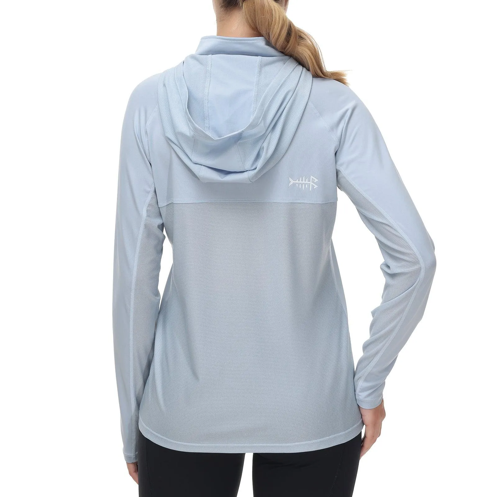 Women’s UPF 50  Long Sleeve Hoodie Half Zip Shirt