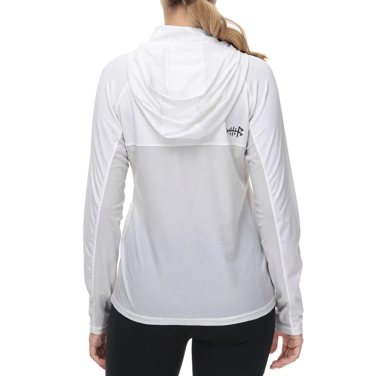 Women’s UPF 50  Long Sleeve Hoodie Half Zip Shirt